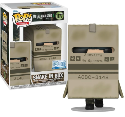 Funko POP! METAL GEAR SOLID Games 1177 Snake in Box