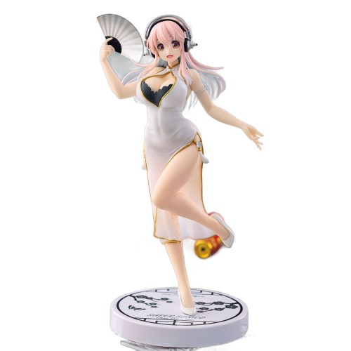 Super Sonico Trio-Try-iT Figurka White China Dress Ver. 21 cm