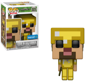 Funko POP! Games: Minecraft Steve in Gold Armor