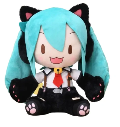 Hatsune Miku  Maskotka Pluszakl Project Diva Arcade Future Tone Fuwa Petit Plush Figure Kitty Cat LL 30 cm