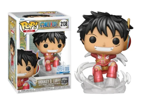 Funko POP! Plus: One Piece - Monkey D. Luffy (Egghead Arc) (Metallic) #2138 (Exclusive