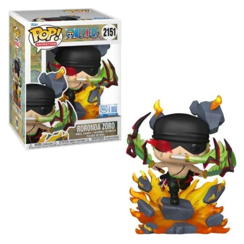 Funko POP! Premium One Piece  Roronoa Zoro King of Hell 2151 Exclusive