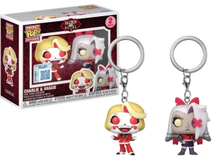 Funko POP! HAZBIN HOTEL Figurki Breloczki 2 Pack- Charlie & Vaggie