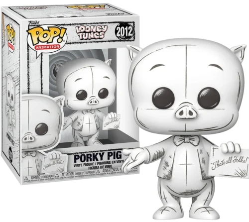 Funko POP! LOONEY TUNES 2012 Porky Pig (Sketched Deco)