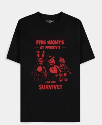 FIVE NIGHTS AT FREDDY'S - Can you survive - Men's T-shirt (M)