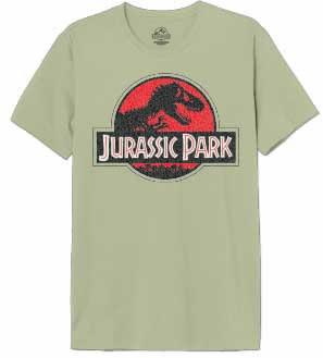 JURASSIC PARK - Grunge logo jurassic - T-Shirt Men (XXL)