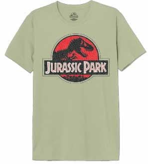 JURASSIC PARK - Grunge logo jurassic - T-Shirt Men (XL)