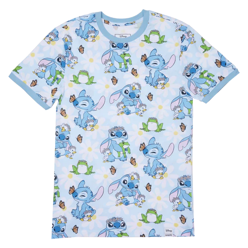 LILO AND STITCH - Springtime Stitch - T-Shirt Unisex Loungefly (M)