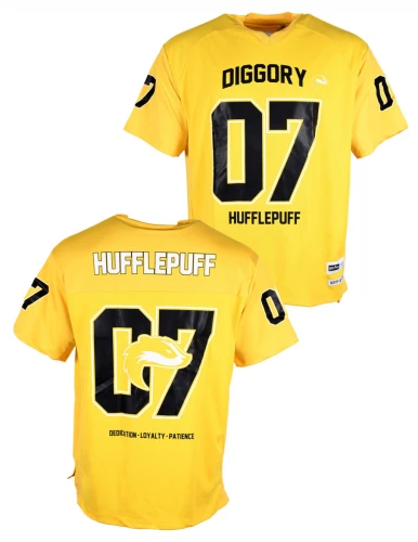 HARRY POTTER - Hufflepuff - T-Shirt Sports US Replica unisex (L)