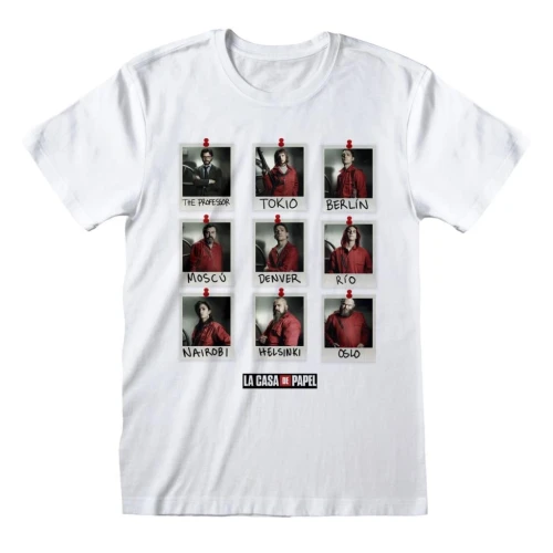 LA CASA DE PAPEL - T-Shirt - Polaroid - (XXL)