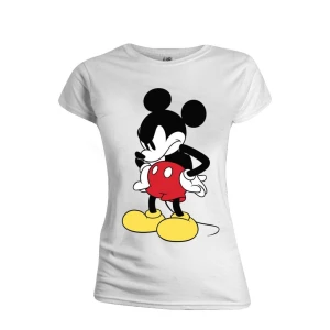 DISNEY - T-Shirt - Mickey Mouse Mad Face - GIRL (M)