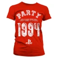 PLAYSTATION - T-Shirt Party Like It's 1994 - GIRL Red (M)