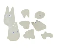 MY NEIGHBOR TOTORO - White Totoro - Kumukumu Figure 4.5cm