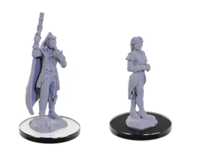 Critical Role Unpainted Miniatures: Percival & Cassandra de Rolo
