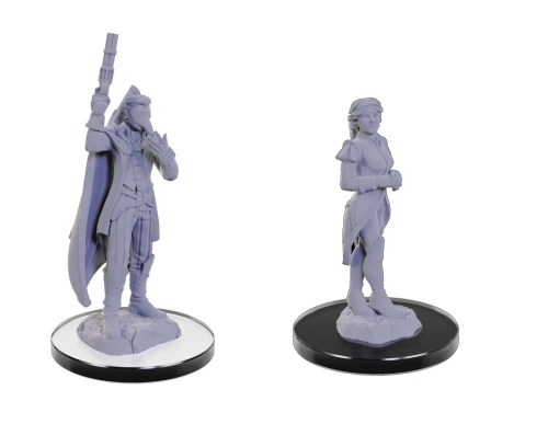 Critical Role Unpainted Miniatures: Percival & Cassandra de Rolo