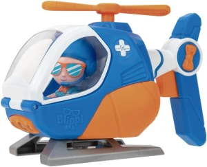 Blippi i Ratunkowy Helikopter Figurka i Edukacyjna Zabawa dla Malucha