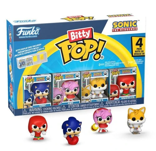 SONIC - Bitty Pop 4 Pack 2.5cm - Sonic