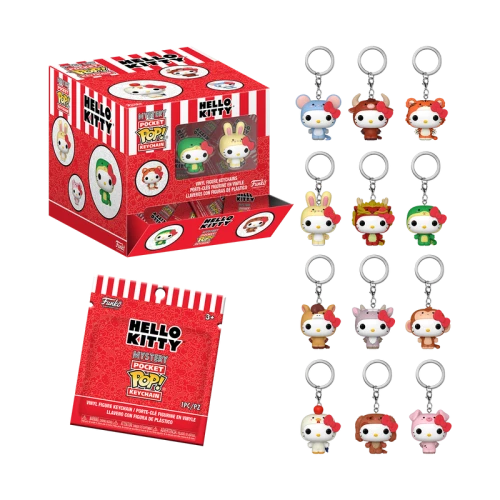 HELLO KITTY ANIMALS - POP Keychain (BOX 12 Figures)