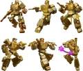 TRANSFORMERS Golden Version Model Kit Blokees Coffret 6 pc Klocki Figurka