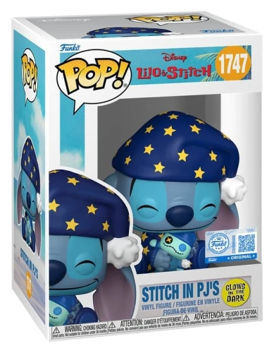 Funko POP! Lilo & Stitch Figurka Stitch Starry PJs (GW) 9 cm