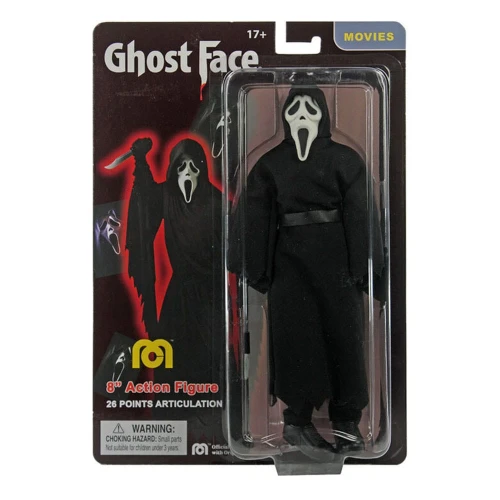 Scream Action Figure Ghostface White Face 20 cm Figurka Akcji MEGO