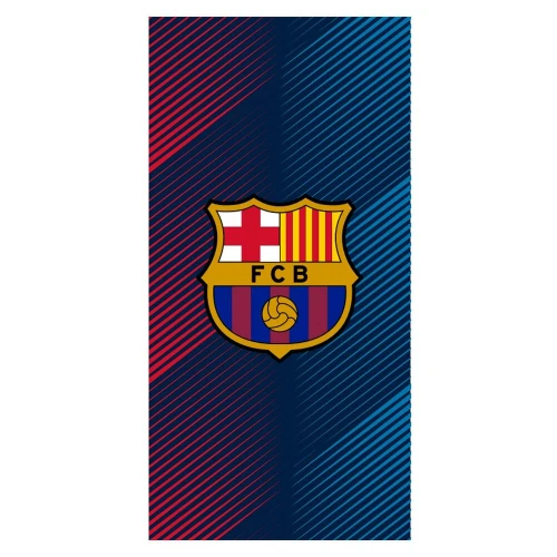 F.C Barcelona ręcznik plażowy duży logo Lamine Yamal Lewandowski bawełna