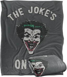 BATMAN JOKER DC COMICS Silky Touch super miękki koc narzuta 152 x 127 cm