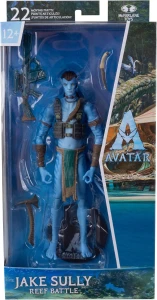 Avatar: The Way of Water figurka Jake Sully (Reef Battle) 18 cm Figurka Mcfarlane