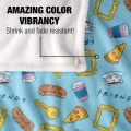 FRIENDS Silky Touch super miękki koc narzuta PRZYJACIELE
