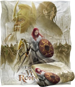 LORD OF THE RINGS: WAR OF THE ROHIRRIM Silky Touch super miękki koc narzut