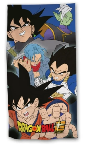 DRAGON BALL SUPER - Goku Vegeta Trunks Ręcznik plażowy 70x140cm Beach Towel