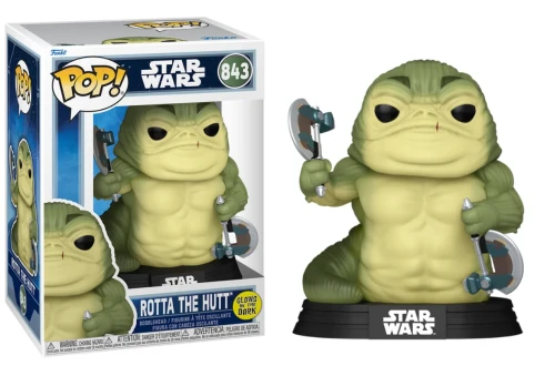 Funko POP! MANDALORIAN & GROGU Star Wars 843 Rotta The Hutt GitD