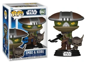 Funko POP! MANDALORIAN & GROGU & Buddy 842 Embo & Keibu