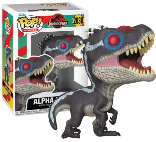 Funko POP! JURASSIC PARK Movies 2038 Alpha Raptor World