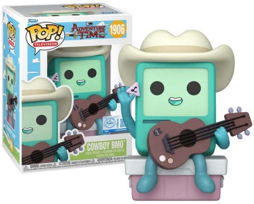 Funko POP! ADVENTURE TIME Animation 1906 Cowboy BMO avec guitar