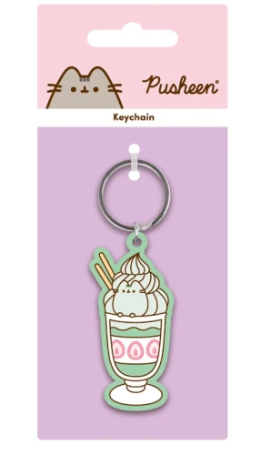 PUSHEEN Ice cream PVC Keychain Breloczek
