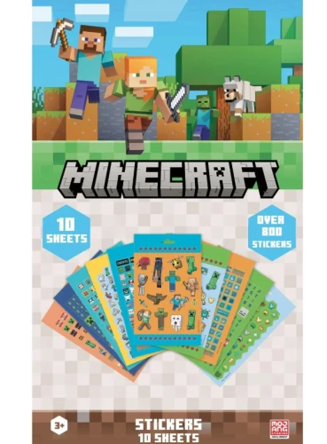 MINECRAFT - Sticker Set (800pc) Zestaw Nalepek