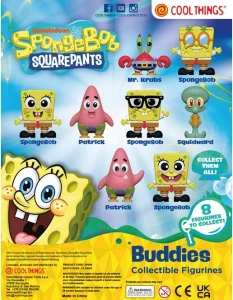 Jedna Kapsułka GASHAPON Spongebob Figurka Losowa