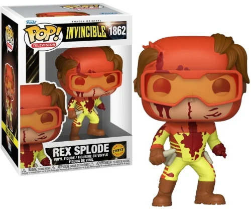 Funko POP! INVINCIBLE Animation 1862 Rex Splode Chase