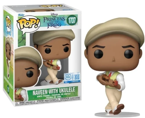 Funko POP! PRINCESS and the FROG Disney 1737 Naveen with Ukulele