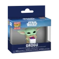 MANDALORIAN & GROGU - Pocket Pop Keychains - Grogu With Snack