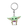 MANDALORIAN & GROGU - Pocket Pop Keychains - Grogu With Snack