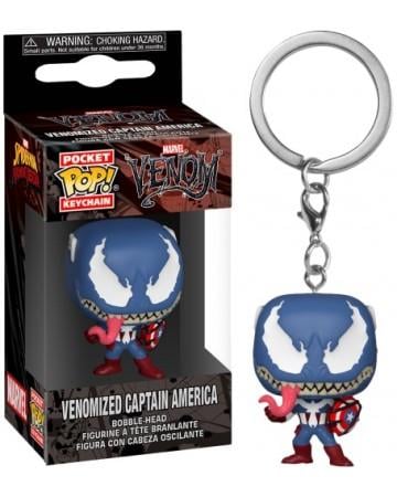 MARVEL VENOM - Pocket Pop Keychains - Captain America - 4cm