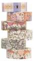 Taśma prezentowa Kawaii Japonia Jedna sztuka w ciemno pieski i kotki prezent