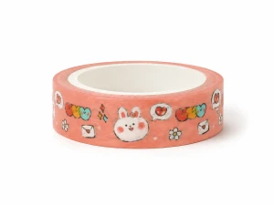 Taśma prezentowa Kawaii Japonia Jedna sztuka w ciemno pieski i kotki prezent