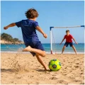 Plażowa Piłka Nożna do Gry FC Barcelona Rozmiar 5 Miękka dla Dzieci Prezent