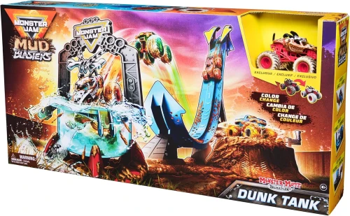 Monster Jam Monster Truck 1:64 Zmienia Kolor Auto Mud Blasters
