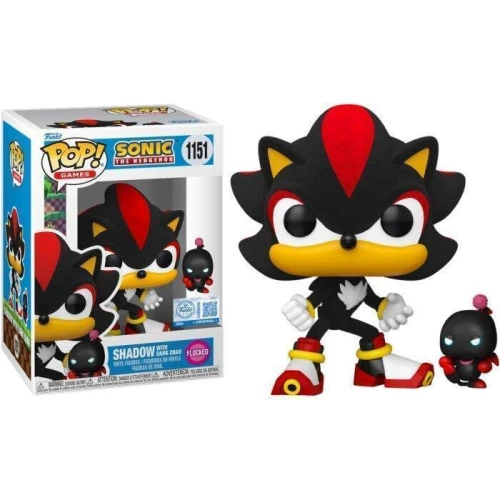 Funko POP! Sonic the Hedgehog Shadow with Dark Chao (Flocked) #1151