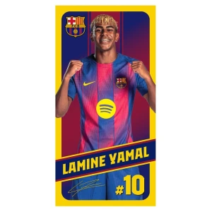F.C Barcelona ręcznik plażowy  Lamine Yamal  Lewandowski