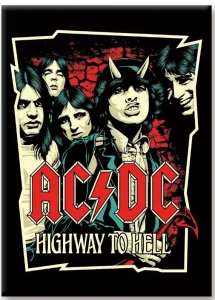 AC/DC - Highway To Hell - Magnet 6.3x8.9cm Magnes